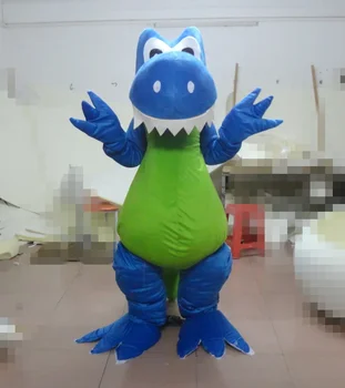 Smešno Blue Dragon Maskota Kostum za Odrasle Velikosti za Halloween Party Dogodka