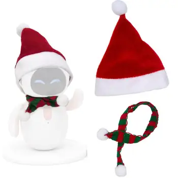 Za Eilik Robot Božični Klobuk Božič Šal Robot Claus Dekor Izključno Božični Klobuk Santa Robot Klobuki Pribor Scarve B6Q7